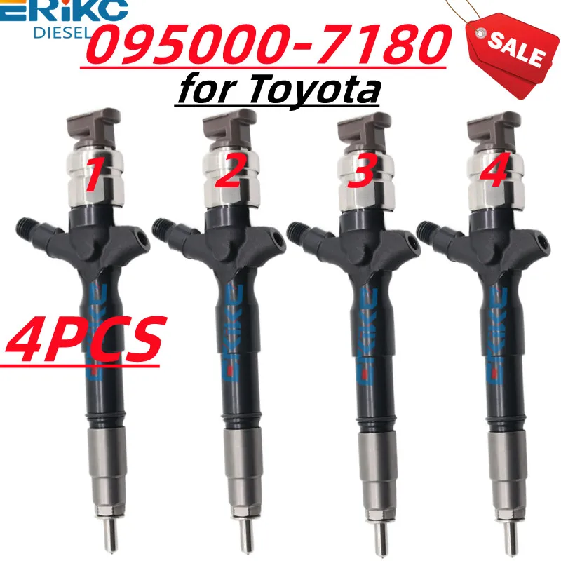 4шт. 095000 -7180 Топливная форсунка -7181 -7182 -7183 -7184 Для Toyota G2 23670-59015 23670-59016 23670-59017