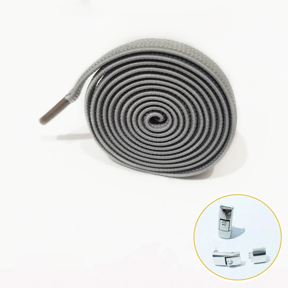 New Rainbow Magnetic Lock Shoelaces Elastic No Tie Shoe Laces Sneakers Shoelace Kids Adult Lazy Laces One Size Fits All Shoe