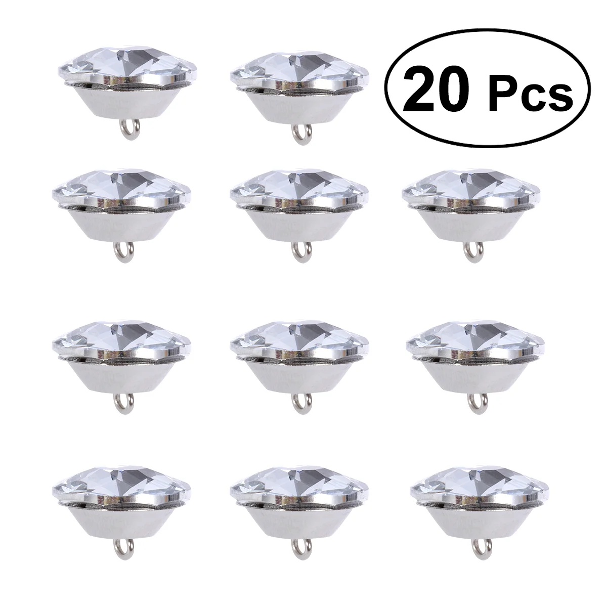 

Upholstery Buttons Furniture Tacks Sofa Buttons Clear Upholstery Nails for DIY Sofa Wall Decor ( 20Pcs )