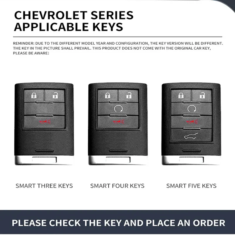 Фото Новый чехол для автомобильного ключа из цинкового сплава для Chevrolet Onix C7 Captiva Corvette 2014 Spark Volt Aveo Sonic, аксессуары для брелоков №2