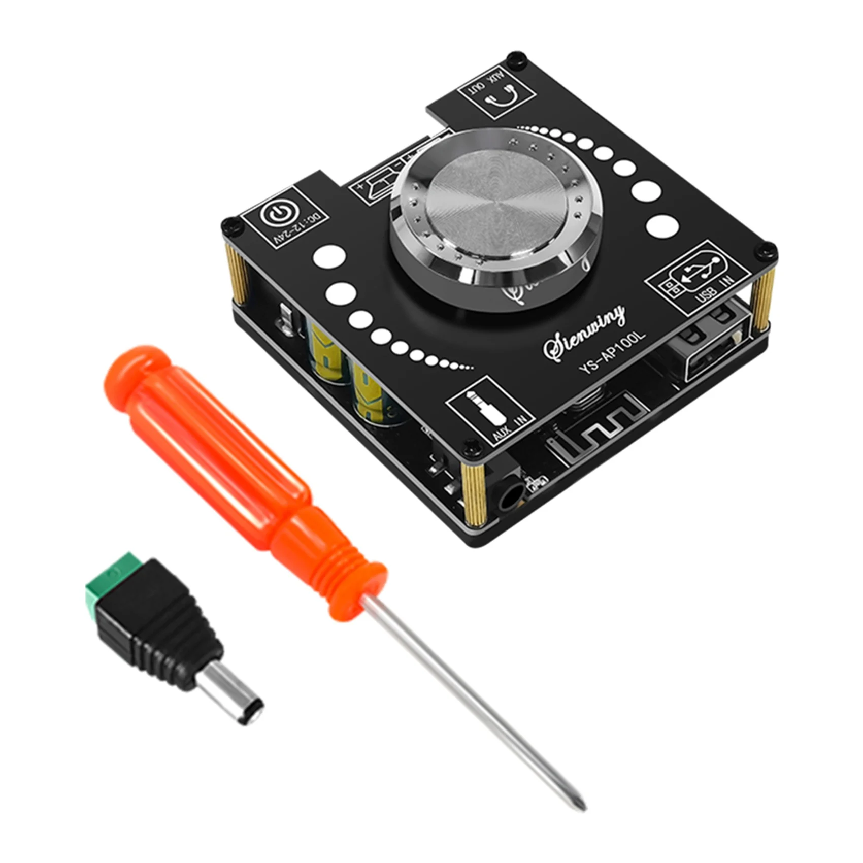 

YS-AP100L Bluetooth плата цифрового усилителя Mini Version BT5.1 100W + 100W Stereo Dual-Channel