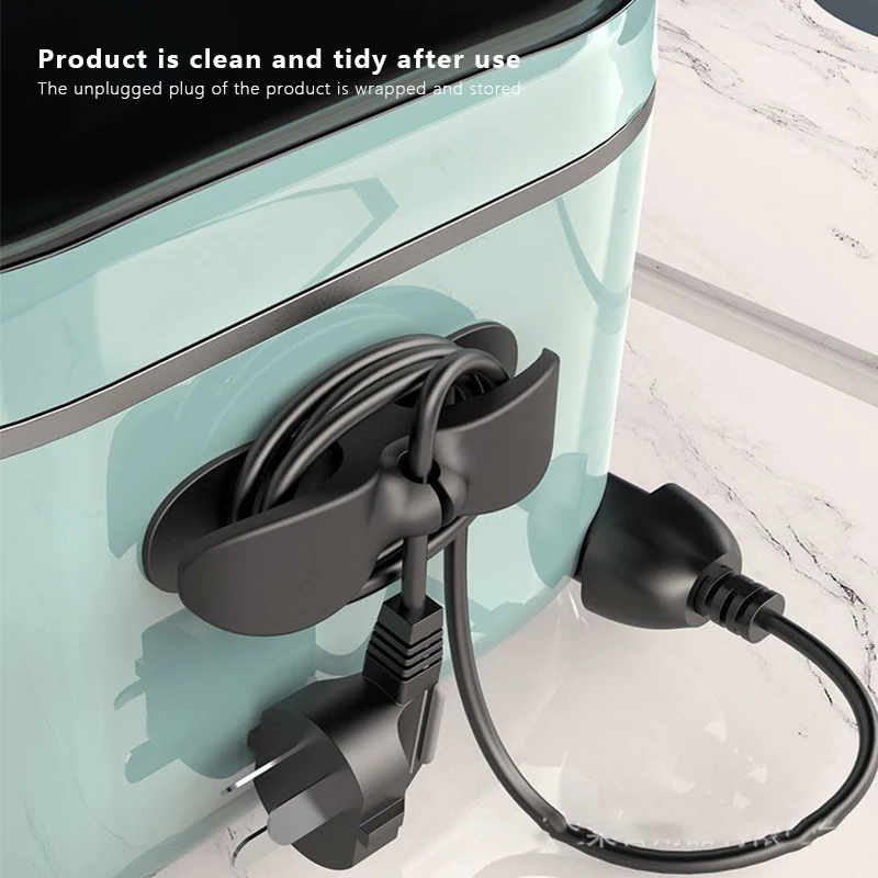 

Self-adhesive Cable Holder No Punching Stab Finishing And Storage Supports Multiple Panels Cord Clips Self-adhesive Cord Wrapper