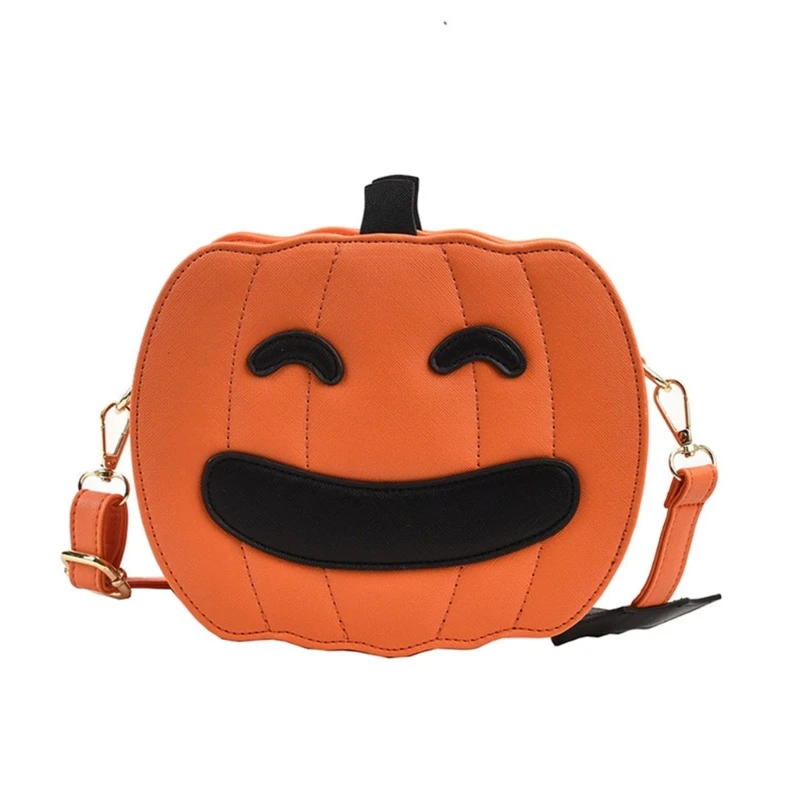 

Fashion Leisure Bag Versatile Crossbody Bag Halloween Funny Pumpkin Zipper Bag
