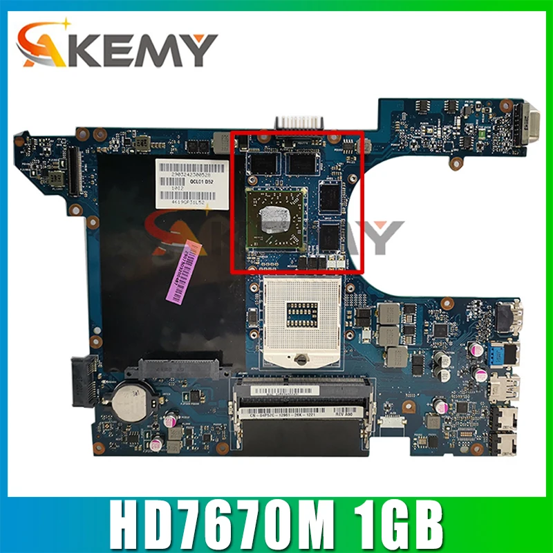 

Материнская плата для ноутбука Dell Inspiron 15R-5520, 7520 оригинальная материнская плата HD7670M, 1 Гб