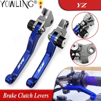 cnc dirt bike pivot foldable brake clutch levers for yamaha yz 125 250 426 450 f yz125 yz250 yz250f yz426f yz450f accessories
