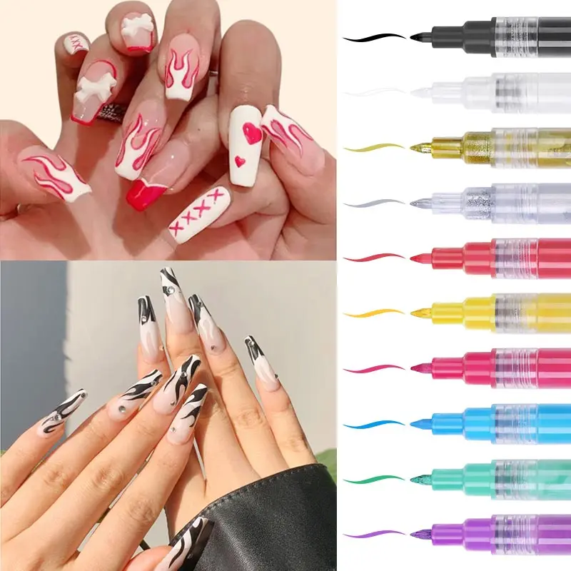 

Pastel Nail Polish Supplies for Professional Semi-Permanent Varnish for Fashion Art Nail Drawing Polish Nail Art Tools