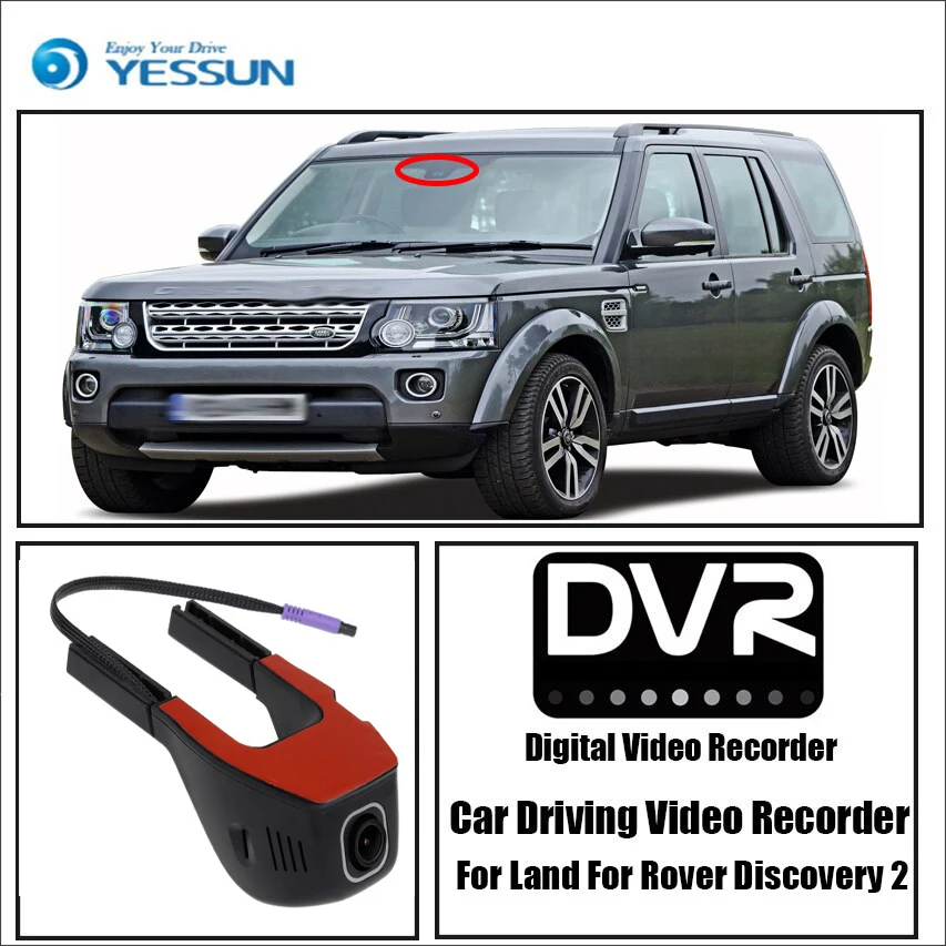 

YESSUN for Land Rover Discovery 2 Car Driving Video Recorder DVR Mini Control APP Wifi Camera 1080P Registrator Dash Cam