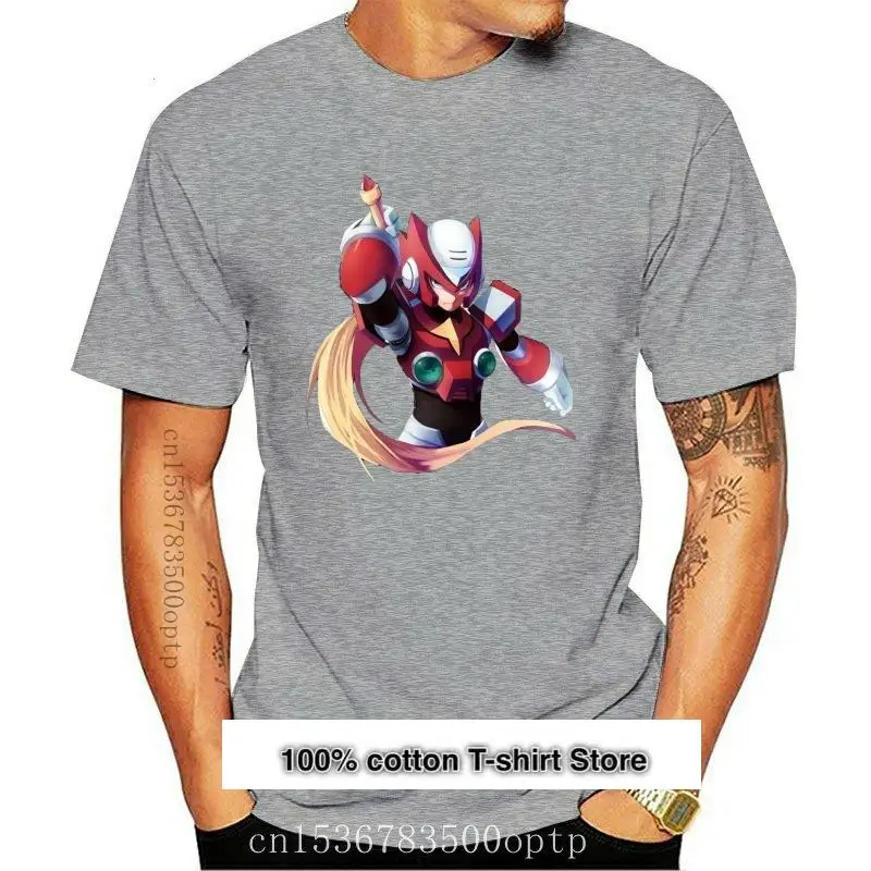 

Новая мужская футболка Megaman X Zero, черная женская футболка, забавная футболка, новинка, женская футболка
