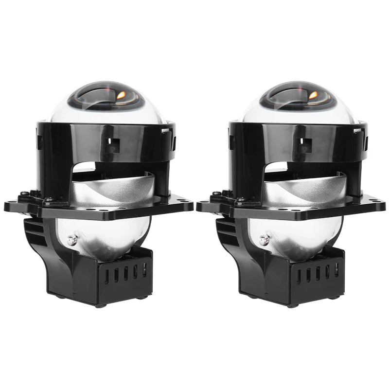 

300 Вт 3-дюймовые двухсветодиодные линзы 30000LM Светодиодные линзы проектора для фар Hella H4 H7 9005 9006 Высокие низкие ог...