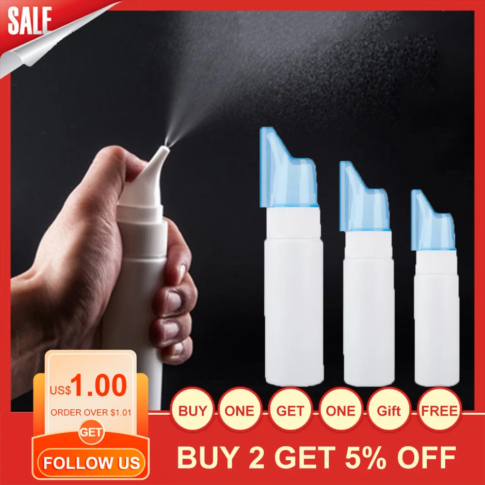 

Refillable Water Bottle Nose Cleaner Atomizer Empty Bottles For Liquid Monomer Spray Portable Travel Cosmetic Container 70/30ML