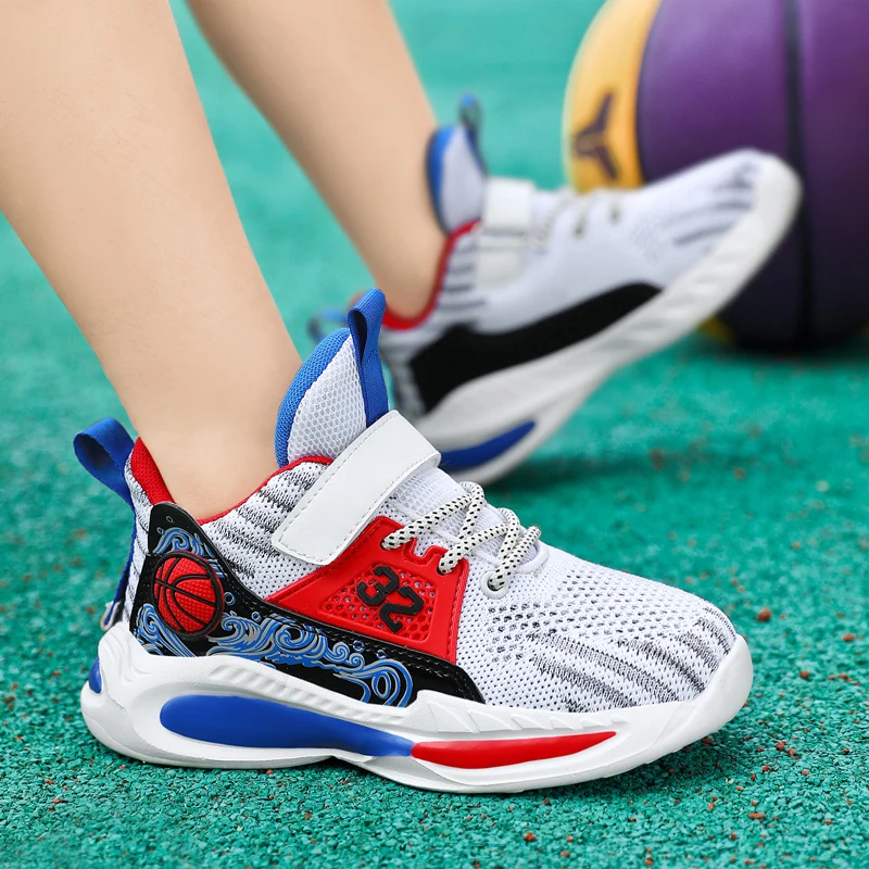 Kids Sneakers Running Shoes 2022 Shoes for Boys New Spring Fashion Breathable Comfort Sport Shoes Mesh Girls Shoes Kids