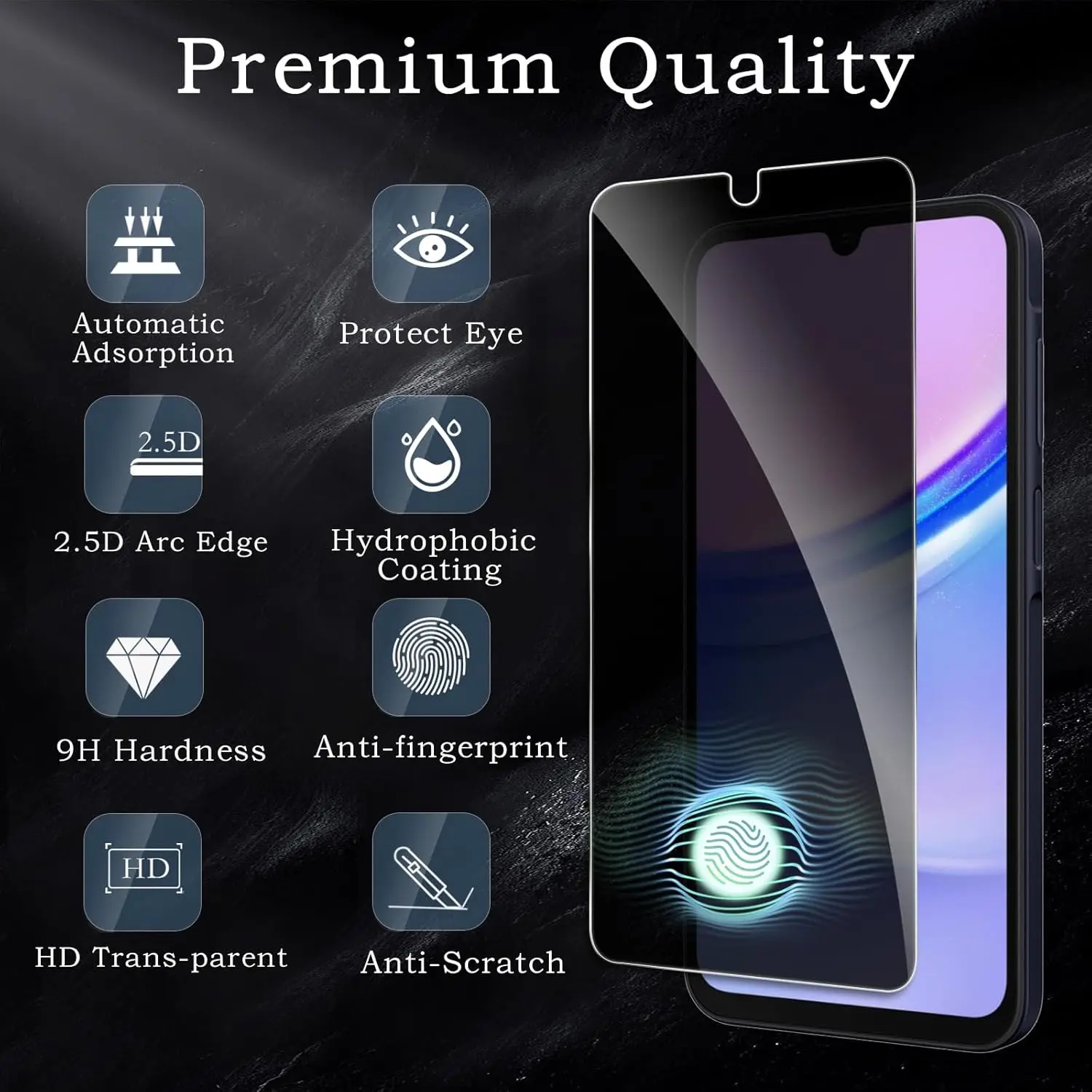 1-4 шт. противошпионская Защита экрана для Samsung Galaxy A15 4G/фото стекло телефона