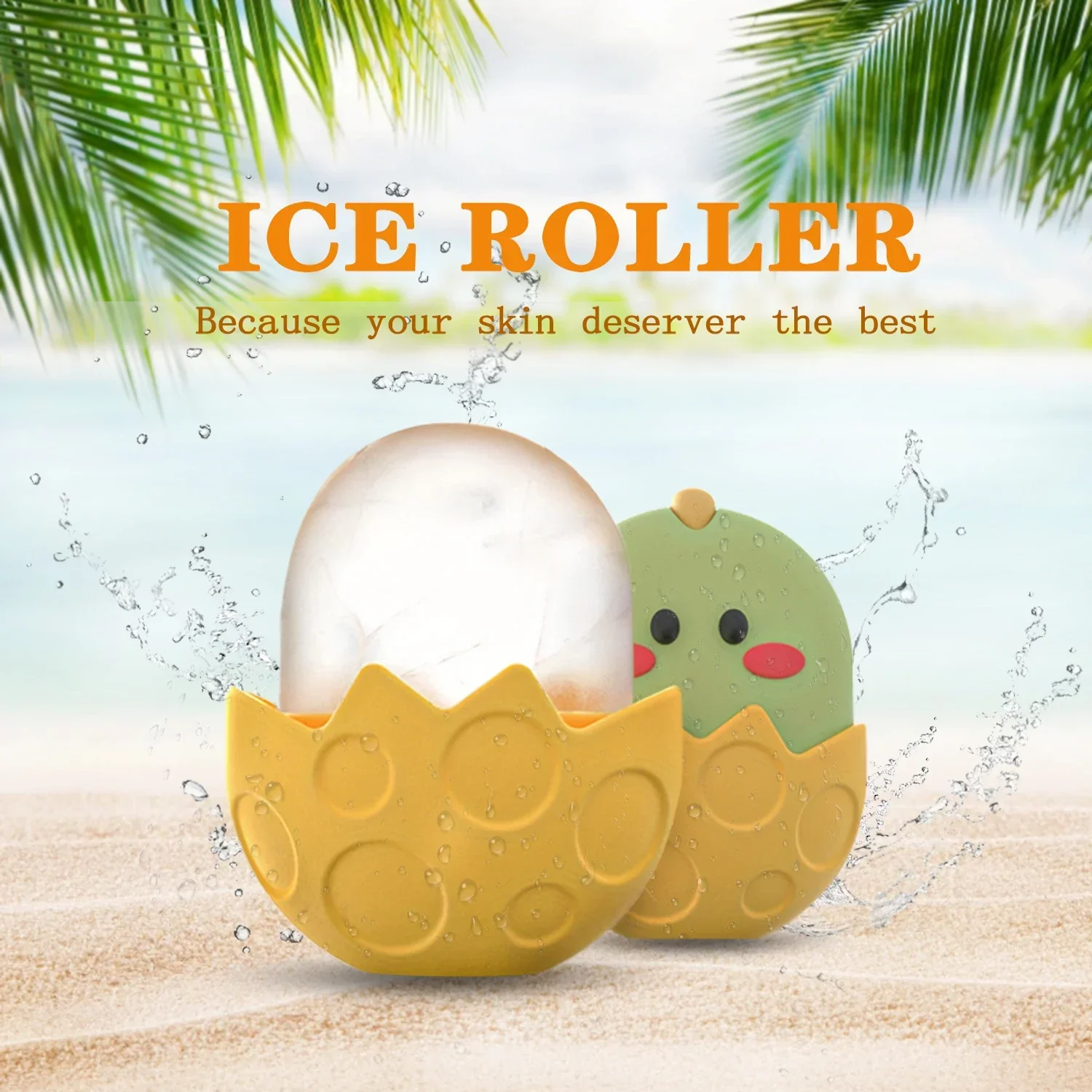 Силиконовые кубики льда для ухода за кожей лифтинга и контуринга