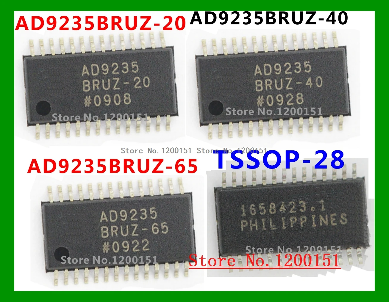 

AD9235 AD9235BRU AD9235BRUZ-20 AD9235BRUZ-40 AD9235BRUZ-65 TSSOP28