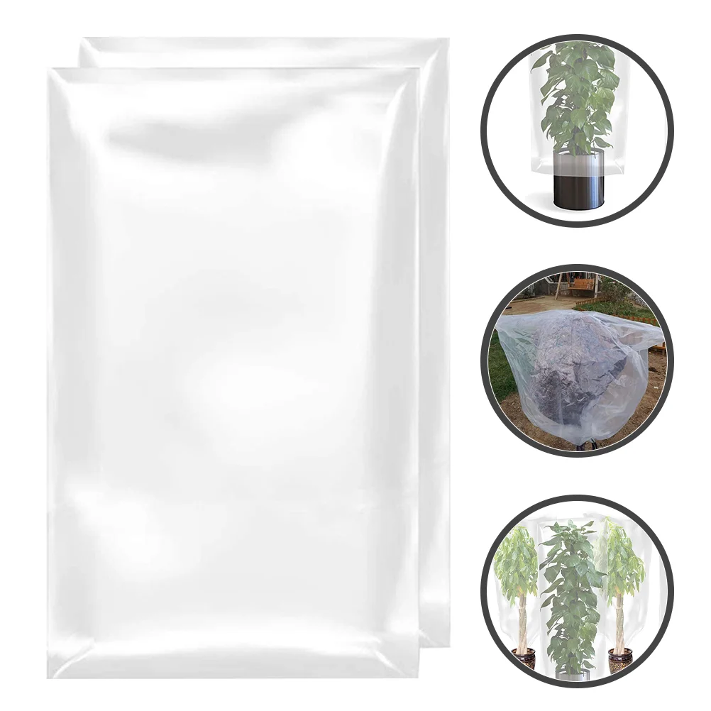 2 шт. пластиковая пленка для защиты от замерзания растений защитные чехлы мороза