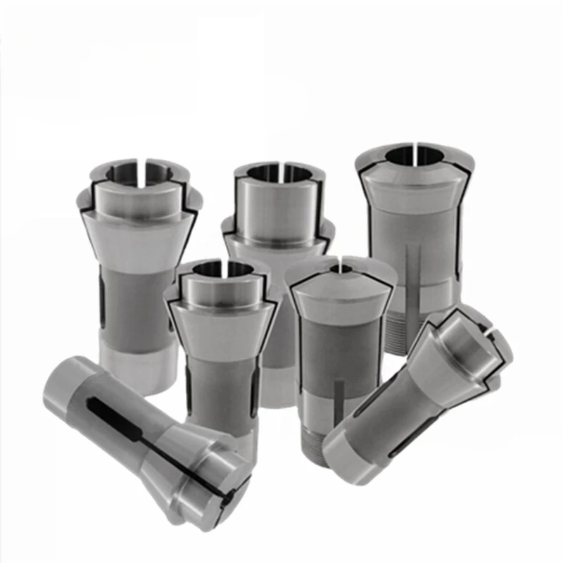 6 цанг 13 мм (3 типа по 2 шт.) и 1 цанга M9*1 LH