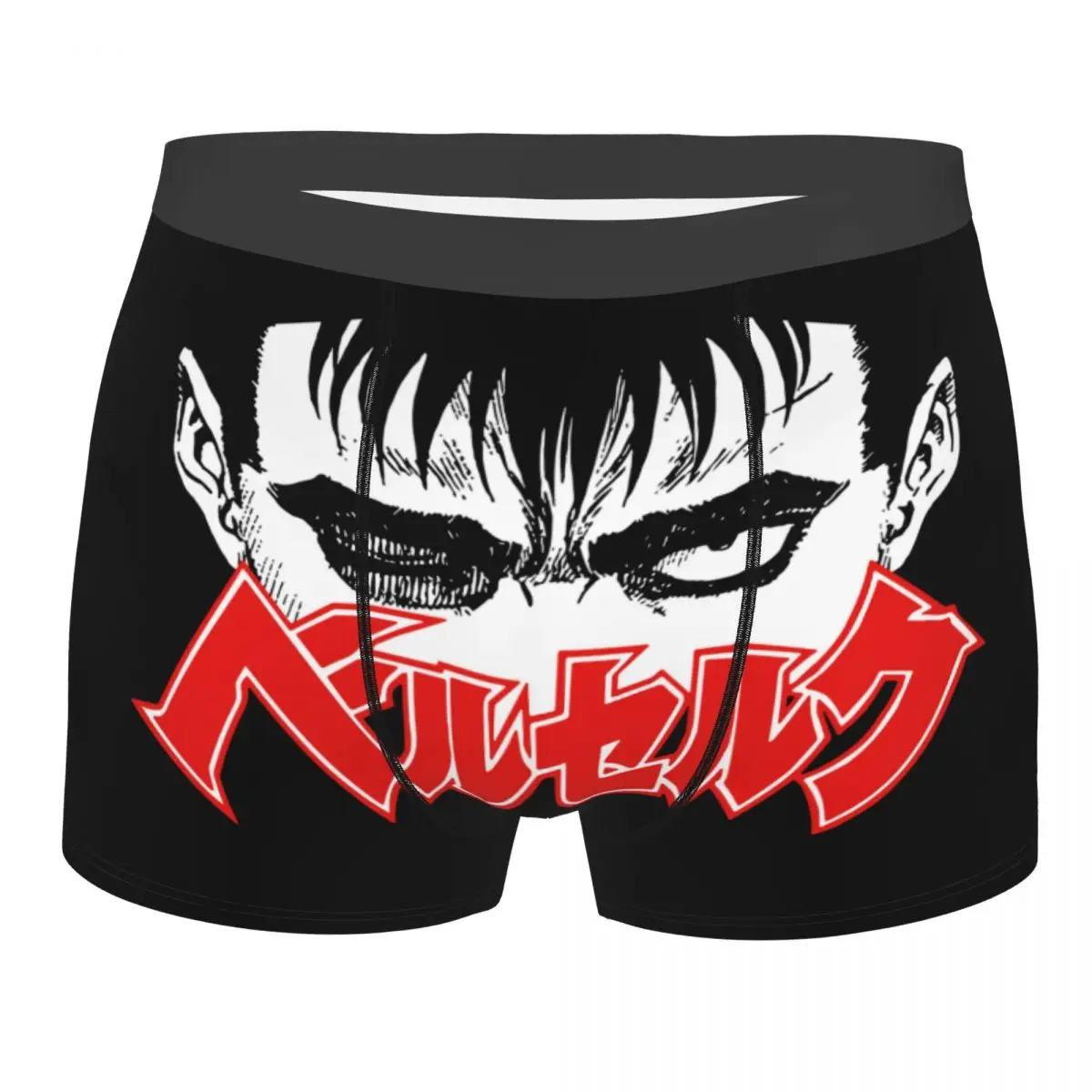 

Сексуальное мужское нижнее белье в японском стиле Манга Аниме Berserk, боксеры с изображением меча, гэтсу, гаттсу, эластичные шорты, трусы