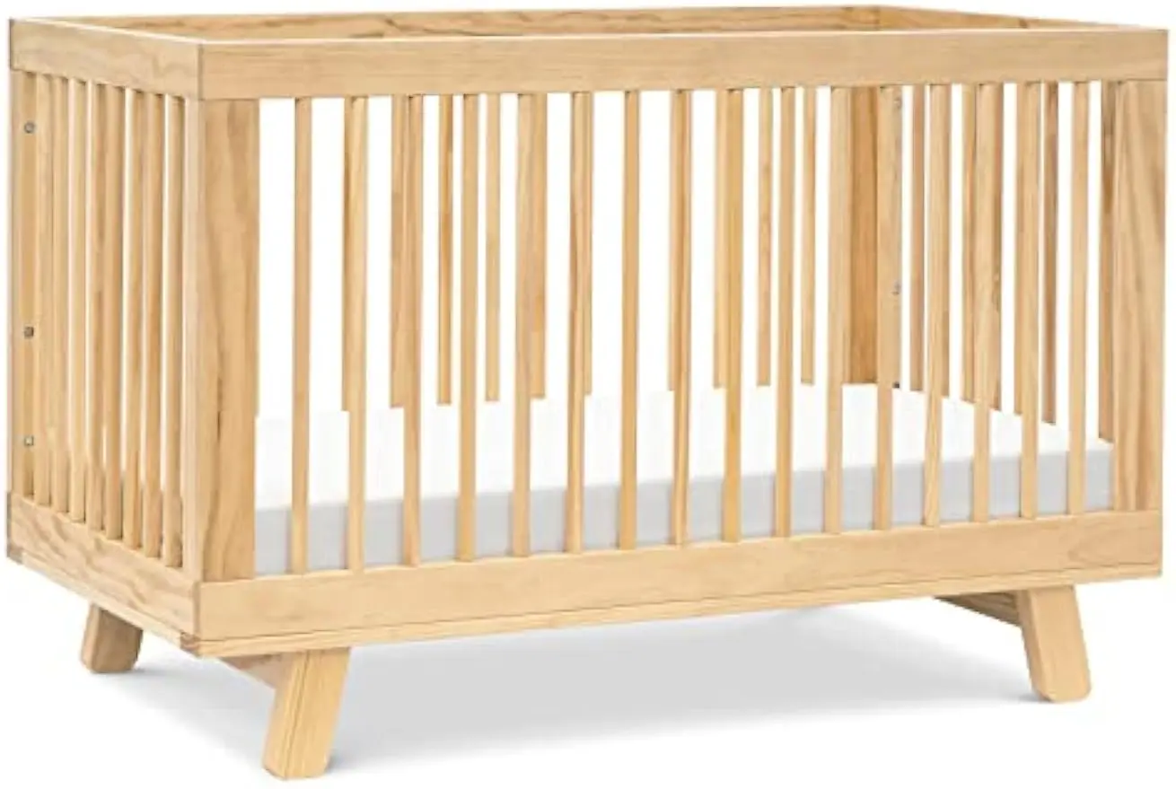 

Babyletto Hudson 3-in-1 Convertible Crib with Toddler Bed Conversion Kit in Natural, Greenguard Gold Certified