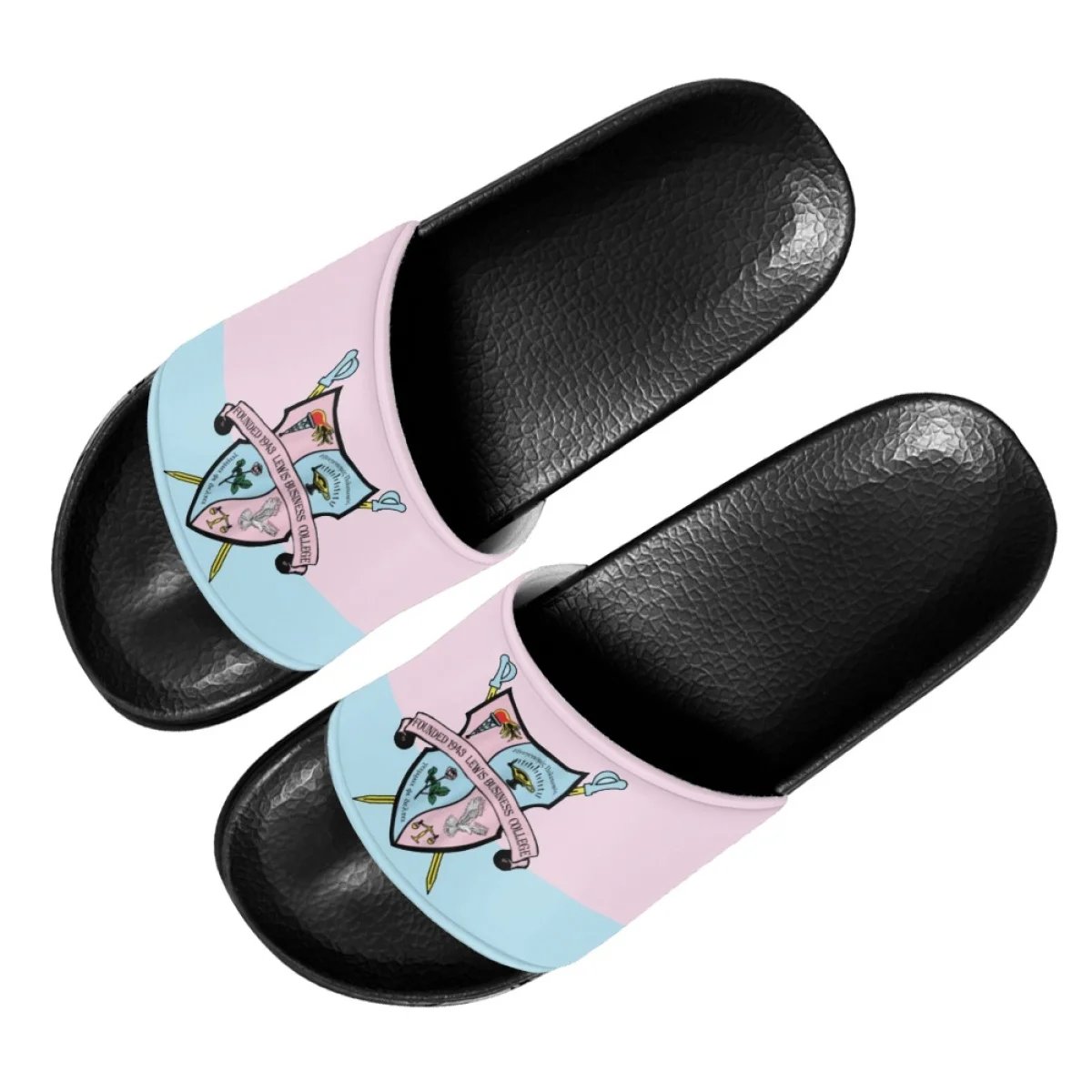 Breathable Non-slip Beach Slippers Gamma Phi Delta Pattern Comfortable Flat Sandals Female High Quality Flip Flops Zapatos Mujer