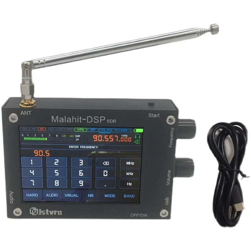 

Малахитовое радио 50 кгц-2 ГГц Malahit DSP SDR 1.10c программно определяемый WFM AM