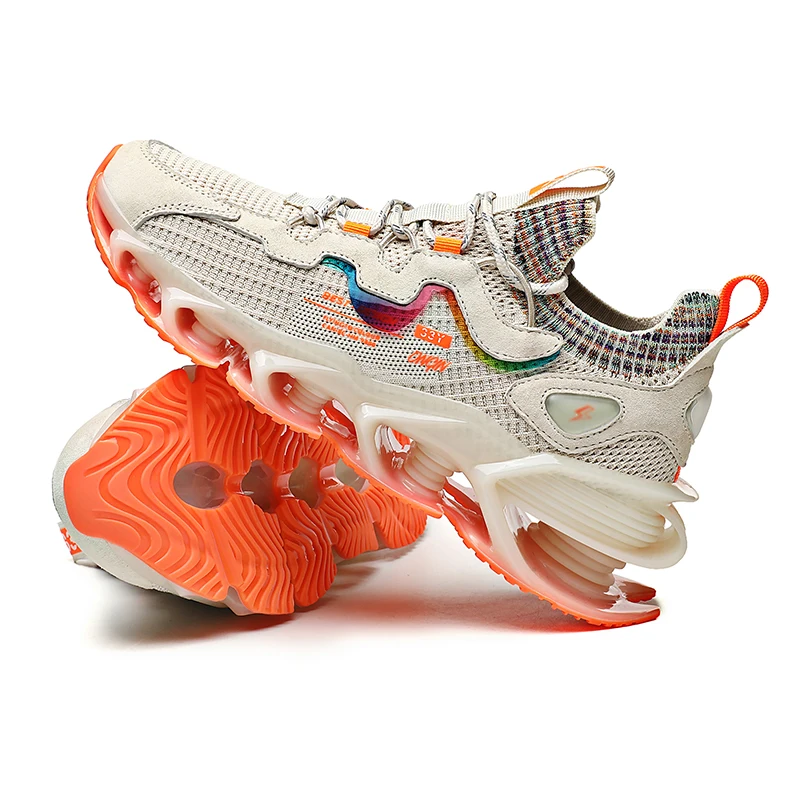 Женские дышащие кроссовки спортивная обувь для мужчин сетчатые мягкая толстая