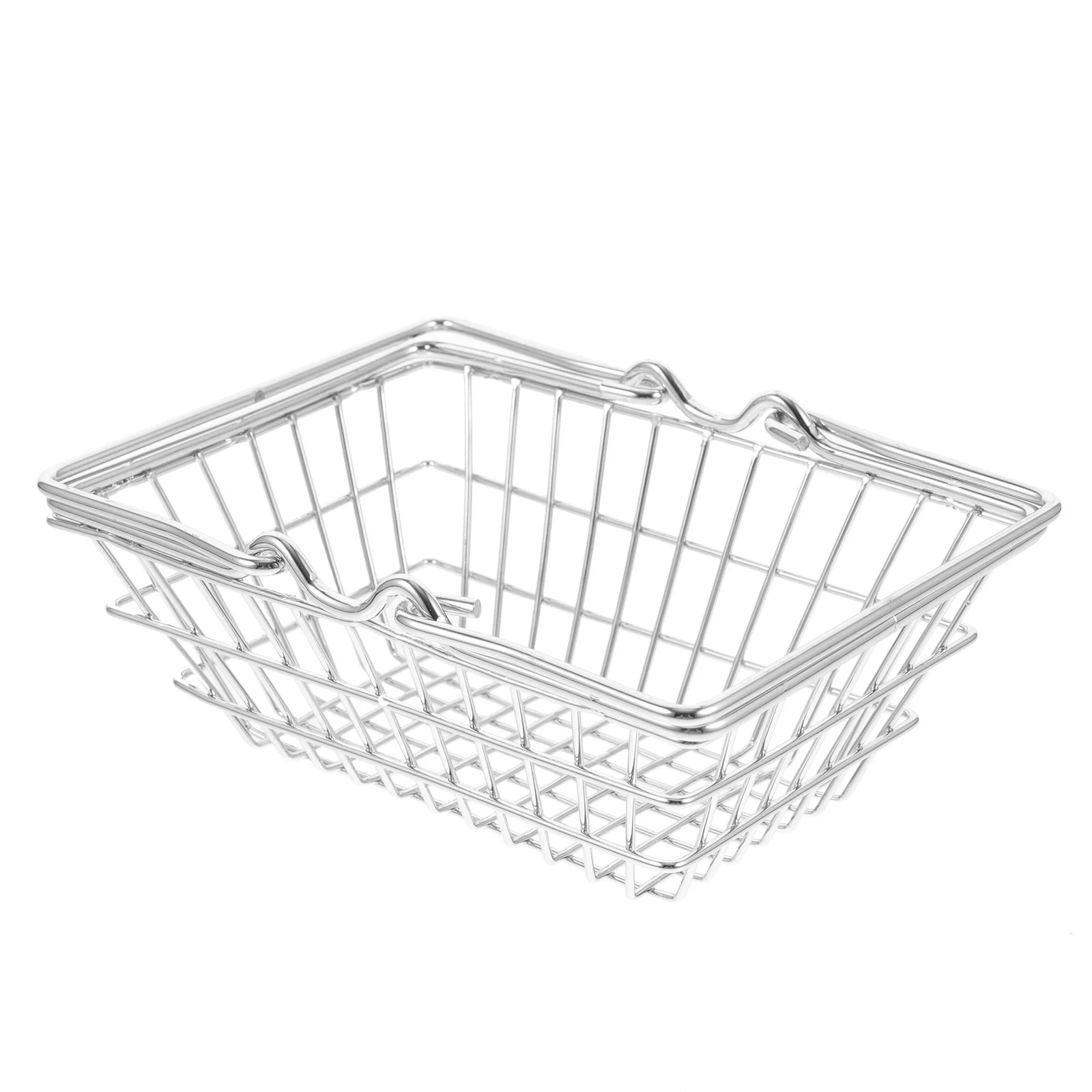 

Shopping Cart Basket Mini Baskets Toy Storage Grocery Supermarket Wire Cashier Mesh Shower Trolley Organizing Food Day Sundries