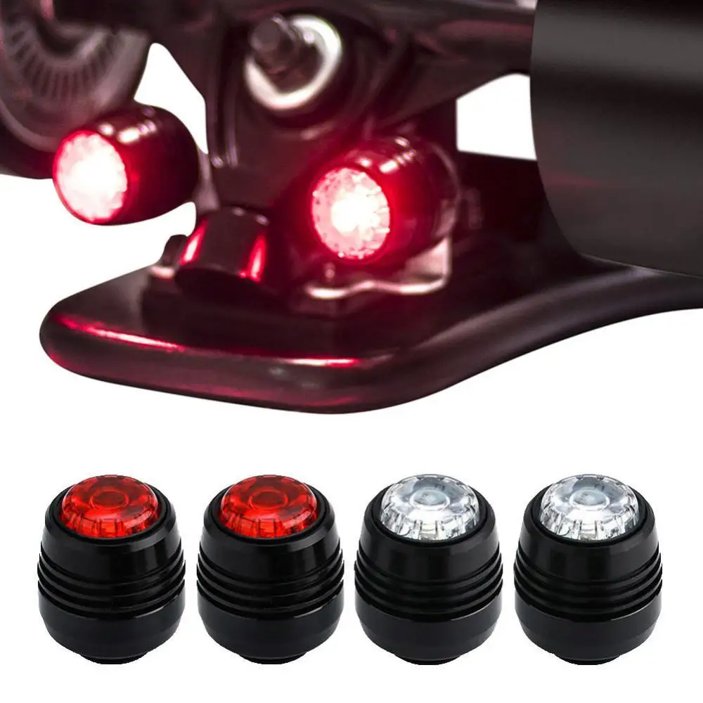 

4Pcs Skateboard LED Lights Night Warning Lamp for Longboard Electric Scooter Front and Rear Flashing Lights Night Accessories