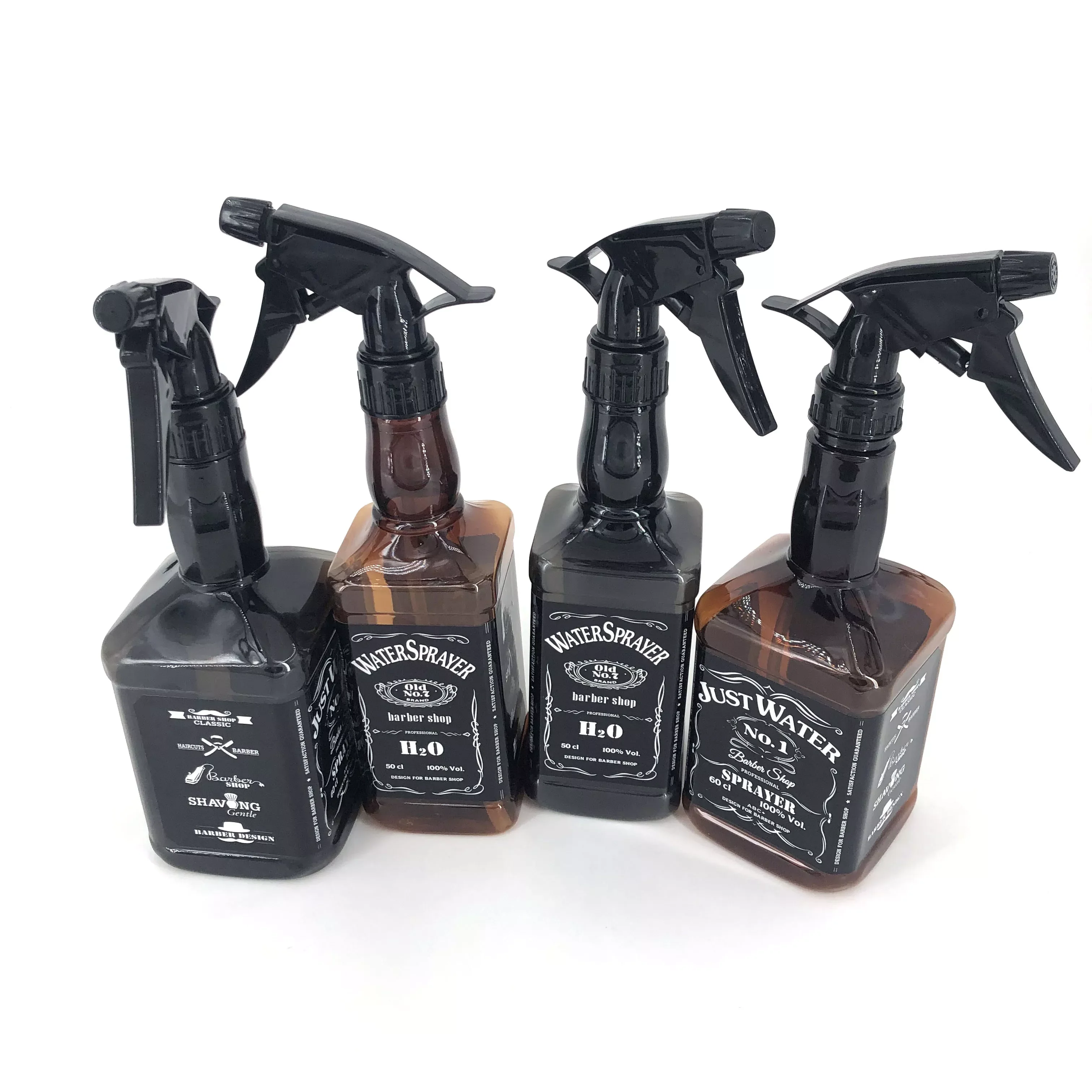 

500ML/650ML Hairdressing Spray Bottle Salon Barber Hair Tools Water Sprayer Retro Whiskey Oil Head Watering Can