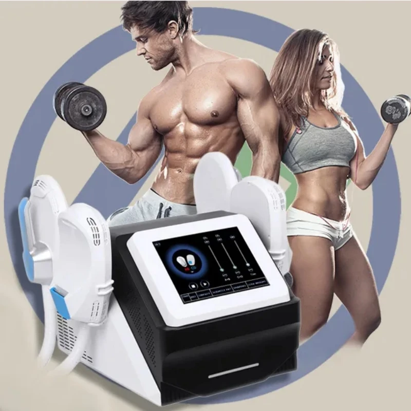 

4 Handles HIEMT Body Sculpting Emslim RF Fat Burner Machine Ems Muscle Stimulator Butt Lifting Body Slimming Salon Equipment