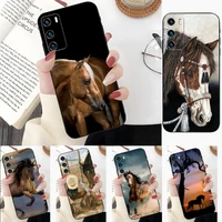 cool horse fashion phone case for honor 50 50pro 30 20 10 i pro s se v40 v30pro v20 v9 v8 x30 x20 x10 x10max funda back cover