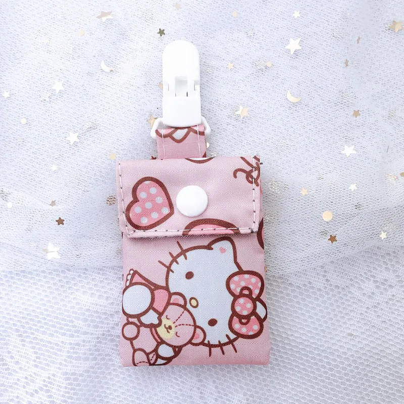 

Sanrio Hellokitty Melody Kuromi Cinnamoroll Подвеска для безопасности детей водонепроницаемая сумка для благовоний мультяшный Зажим для ремня безопасная сумк...