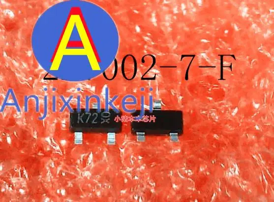 

30pcs 100% orginal new 2N7002-7-F 2N7002 Silkscreen: K72 SOT23