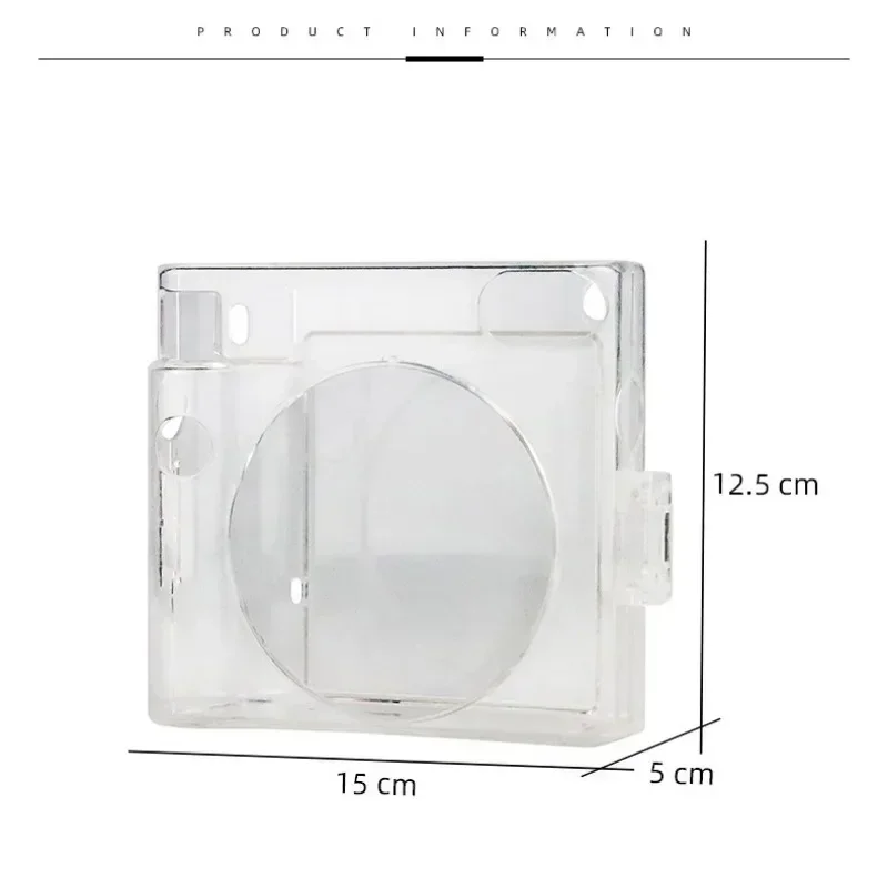 Прозрачный чехол-сумка для Fujifilm Instax Square SQ1 с плечевым ремнем мгновенной сумки