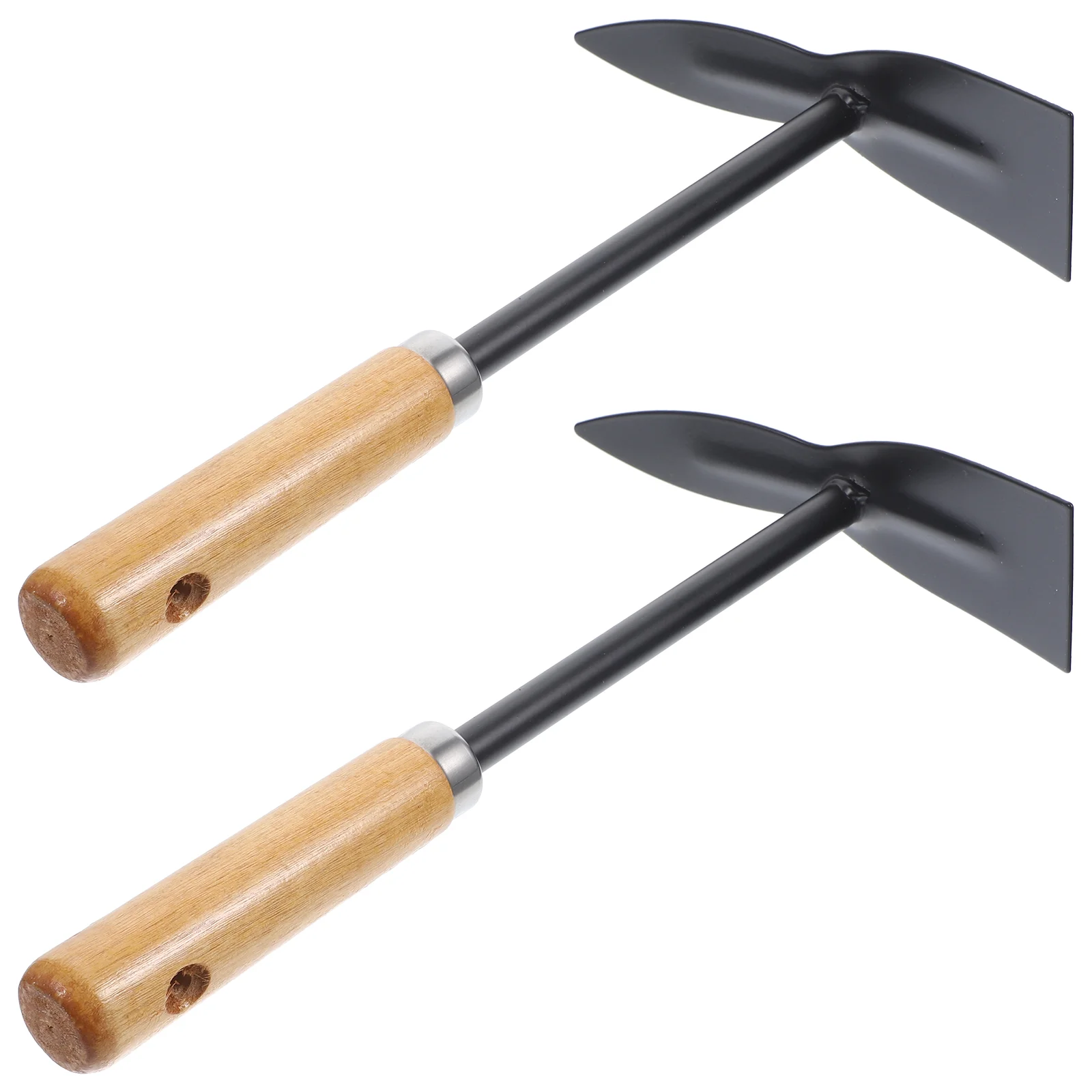 

2 Pcs Gardening Tools Small Trowels Hand Spade Iron Rake Soil Scoop Mini