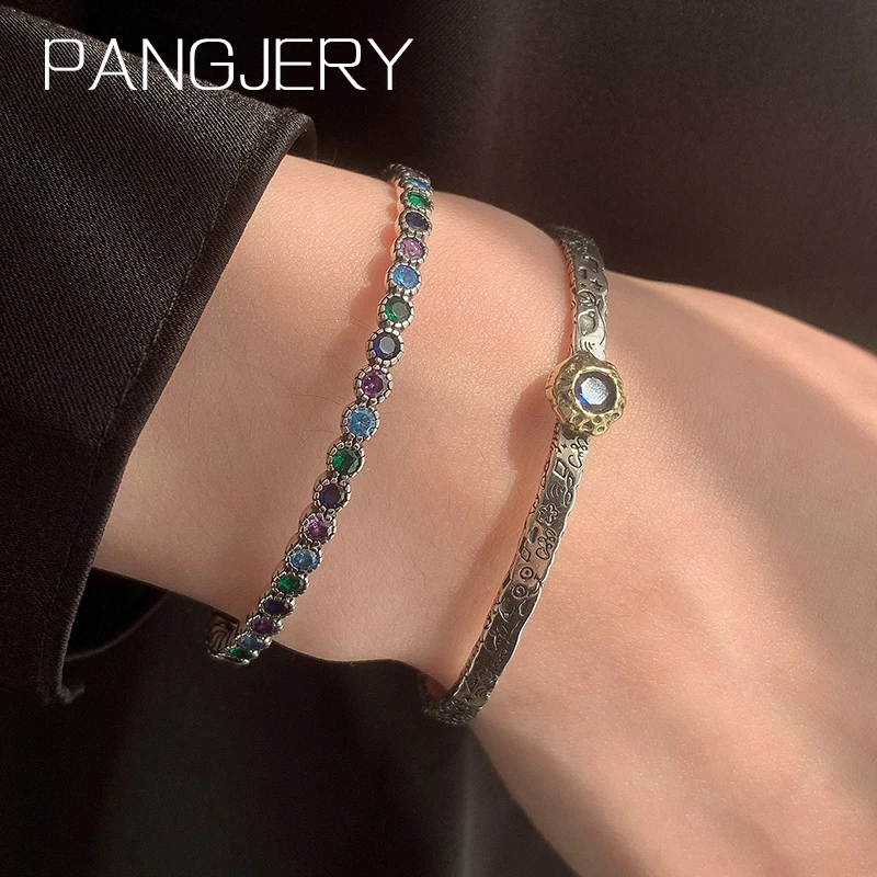 

Браслет PANGJARY со слоном для женщин, Забавный Милый широкий мультяшный винтажный простой шикарный индивидуальный праздвечерние чный ювелирн...