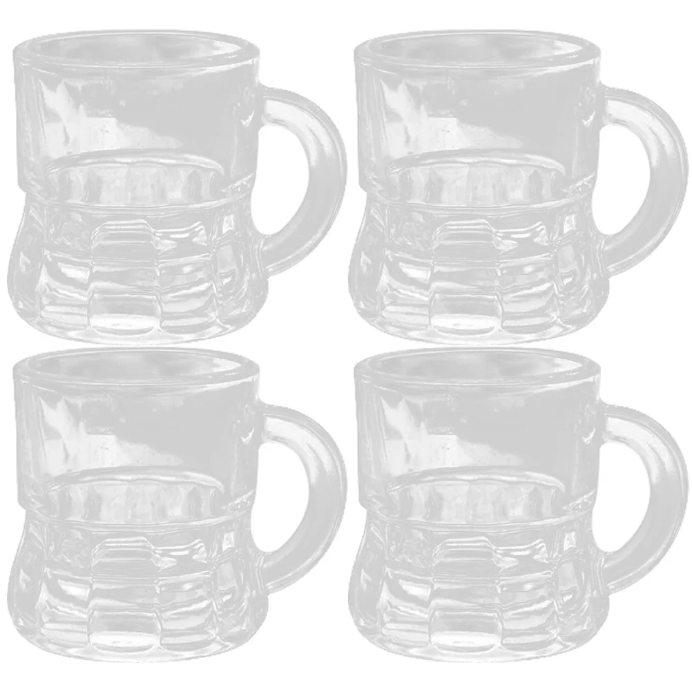 

4pcs Clear Shot Glasses Shot Glasses Creative Shot Glasses Shot Glasses Cups Shot Glasses