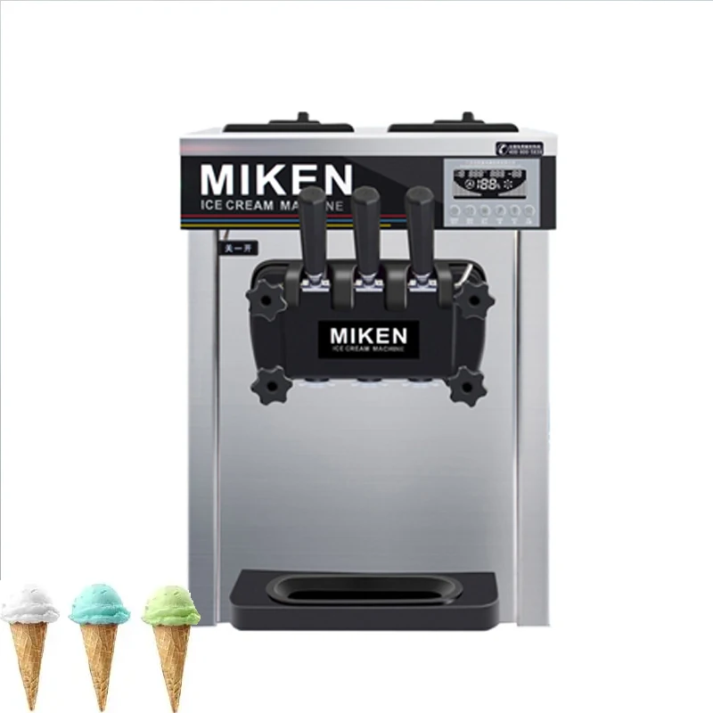 

Small Desktop Ice Cream Machine Yoghurt Sundae Selling Equipment