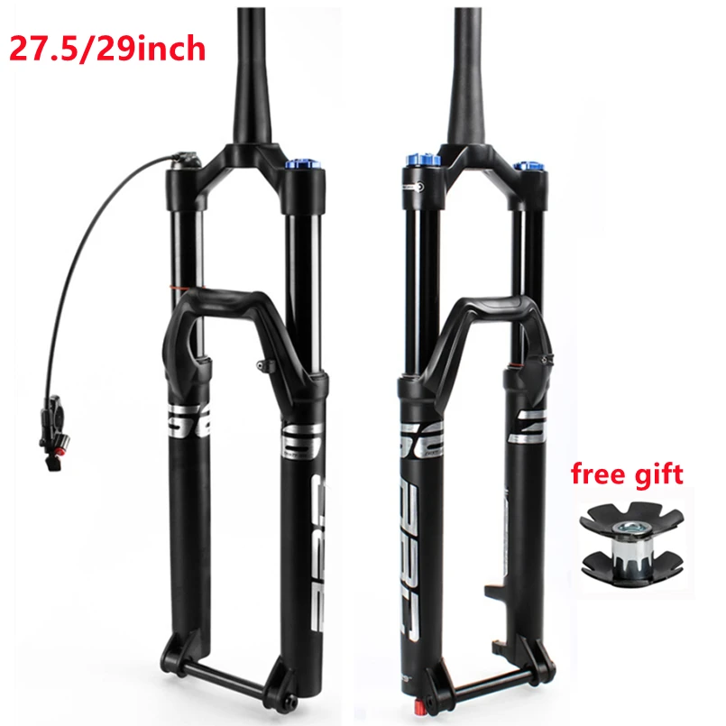 

27.5 29 MTB Air Fork 160mm Travel DH AM Downhill Thru Axle Boost 110*15mm Mountain Bike Suspension Fork Rebound Adjustment 36 RL