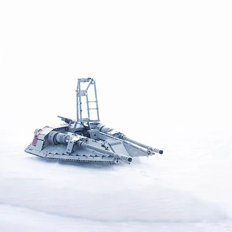 Фото 2191 деталь MOC Star Battle Rebel Snowspeeder, модель из строительных блоков, рождественские подарки, архитектурное искусство, рукоделие, сборка своими руками, 3D-креатив. №5