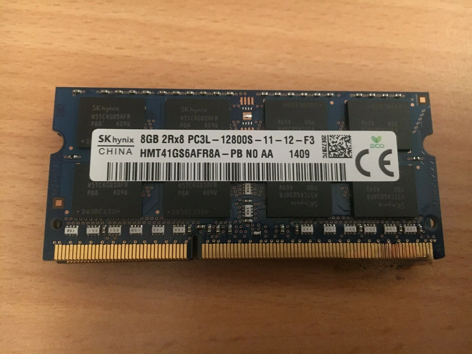 

RAM 8G DDR3L 1600MHz Laptop Internal Memory HMT41GS6AFR8A-PB