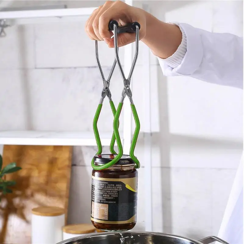 Подъемник для банок щипцы подъемник из нержавеющей стали с рукояткой зажим