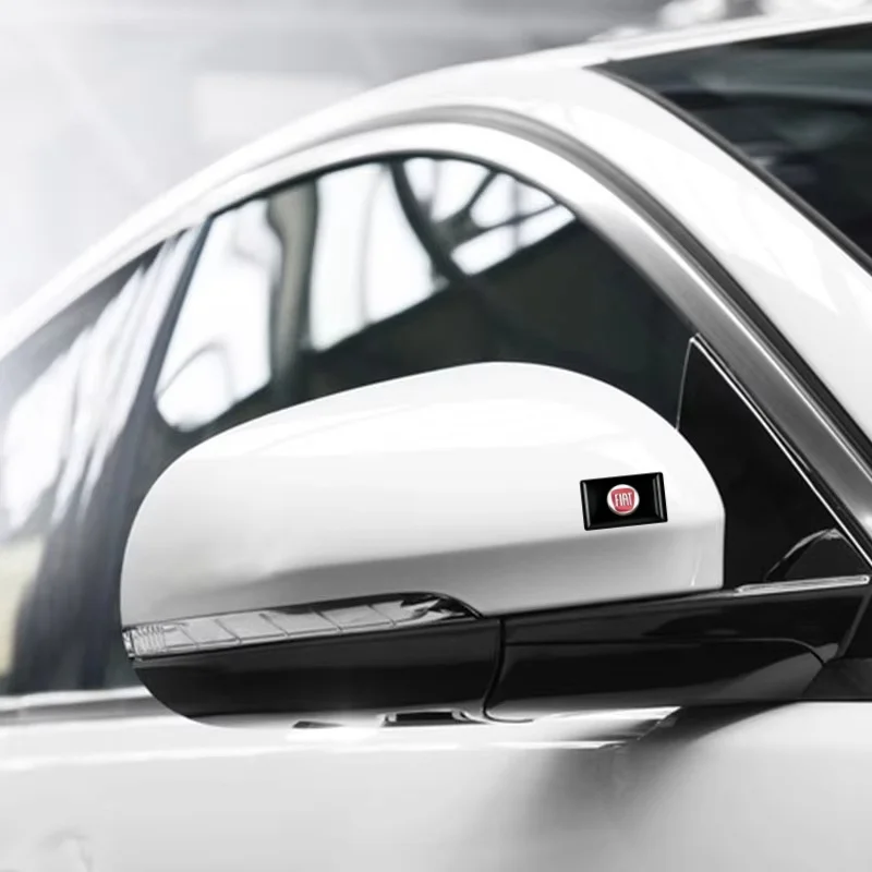 10/20/50 шт. наклейки на руль автомобиля сделай сам значок FIAT аксессуары для Fiat 500 500X