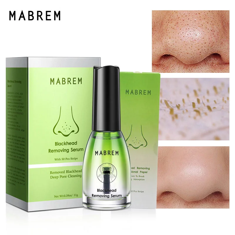 

MABREM Blackhead Remover Face Nose Mask Pore Strip Black Mask Peeling Acne Treatment Deep Cleansing Mask Oil Control Skin Care