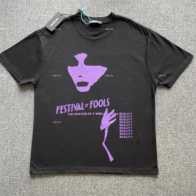 

RAF Oversized T-Shirt Men Women Girl Portrait Printing T Shirt Tee Short Sleeve
