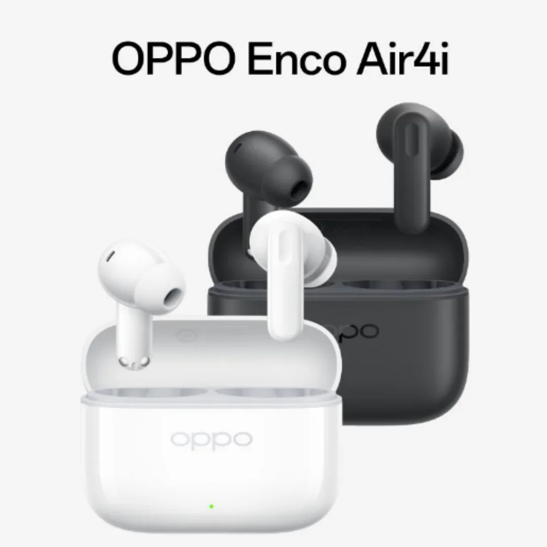 Фото Оригинальные наушники OPPO Enco Air4i, беспроводные Bluetooth 5,4 ANC, спортивные игровые наушники с шумоподавлением, Hi-Fi стерео, HD микрофон для звонков №1