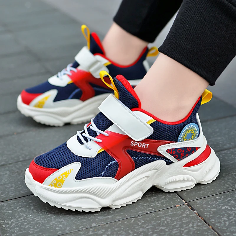 

Children's Sport Shoes Boys Sneakers Breathable Mesh Boy Child Sneaker Girls Running Shoes for Kids Leisure Trainers Shoes