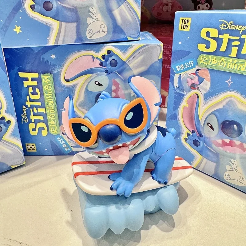 Disney Stitch Cute Series слепая коробка Заводная кукла Аниме Kawaii Модель игрушки Коллекция