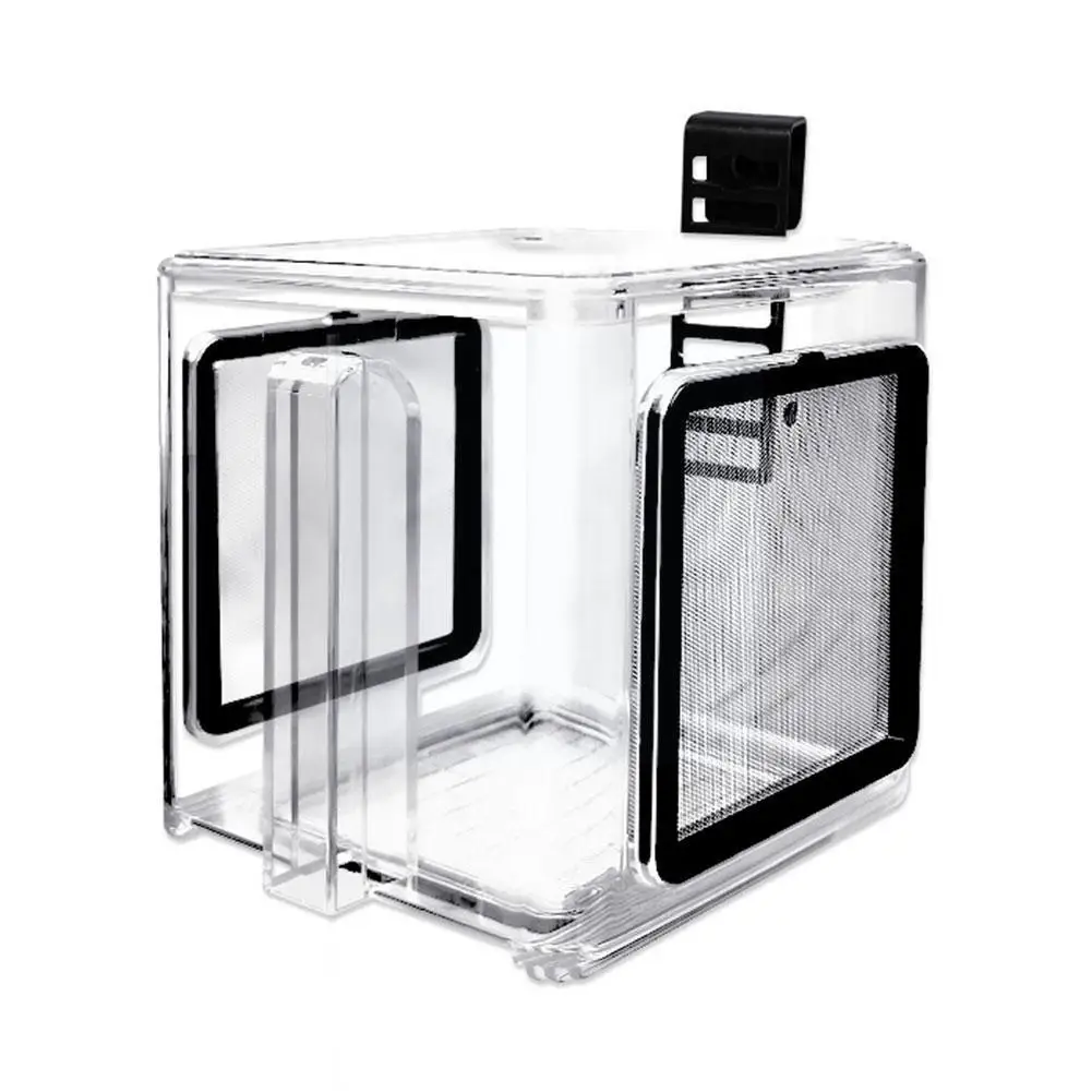 

Аквариумный акриловый ящик для изоляции рыб, пневматический ящик для нереста, декоративное размножение, стальная комната, небольшая инкубационная коробка F W2y3