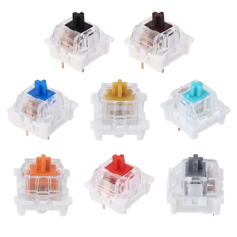 

Outemu RGB Dustproof Switches 3Pin Lube RGB Keyboard Linear Tactile SwitchSet