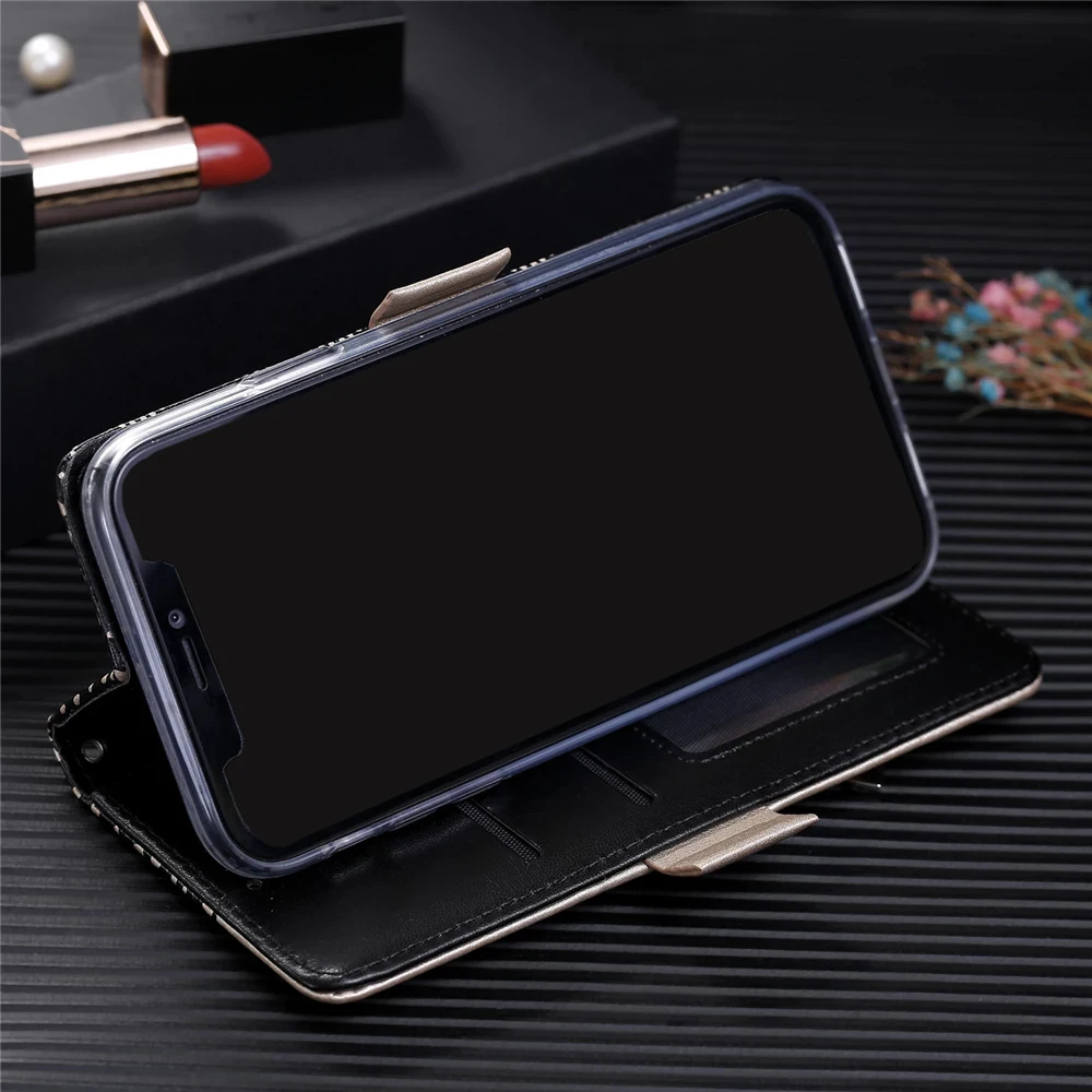 Flip Wallet Case For Huawei P40 P20 P30 Mate30 Lite P Smart 2020 Y6 Y7 Prime 2019 Honor 9X 20 Pro Nova5 Leather Phone Cover